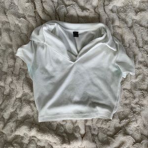 Shein collard shirt